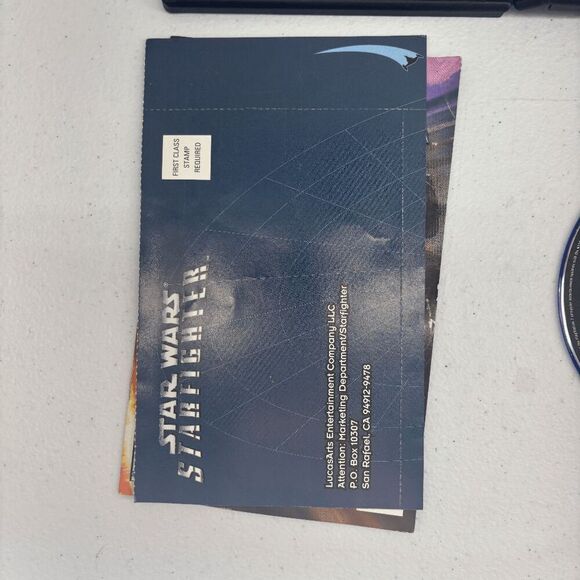 Star Wars Starfighter PS2 PlayStation 2 + Reg Card - Complete CIB Tested - Picture 3 of 6